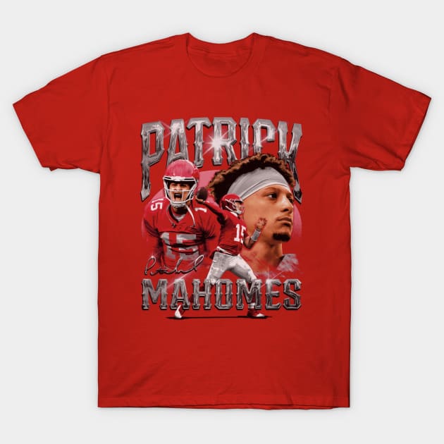 Patrick Mahomes Kansas City Retro T-Shirt by danlintonpro